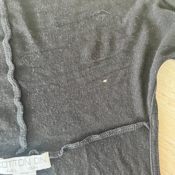 Womens Cotton On Black Sleeveless Cardigan - L - Picture 6 of 6